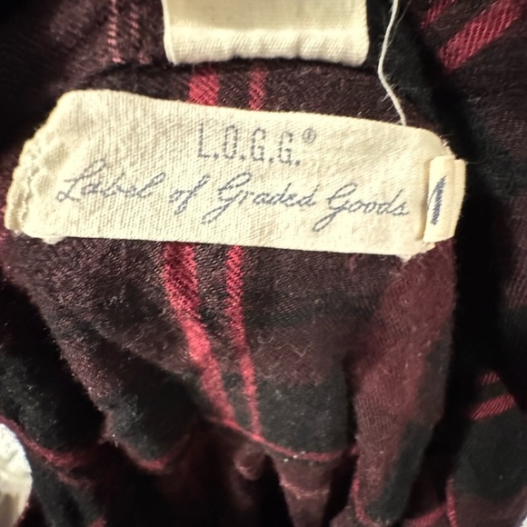 H&M Plaid Button-Up Women's Top size 2 - Picture 7 of 8